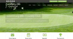 Desktop Screenshot of lewisburgelkscc.com