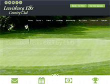 Tablet Screenshot of lewisburgelkscc.com